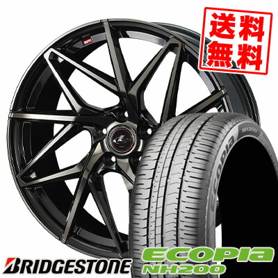 205/65R16 95H BRIDGESTONE ブリヂストン ECOPIA NH200 エコピア NH200 LEONIS IT レオニス IT サマータイヤホイール4本セット