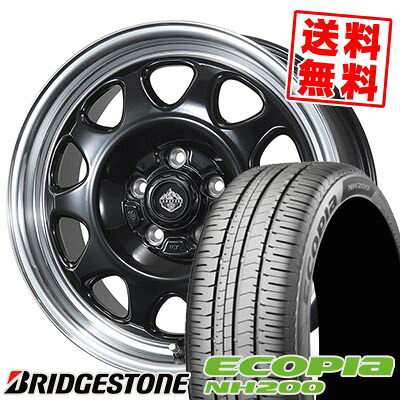 205/60R16 92H BRIDGESTONE ブリヂストン ECOPIA NH200 LANDFOOT SWZ ランドフット SWZ サマータイヤホイール4本セット 【取付対象】