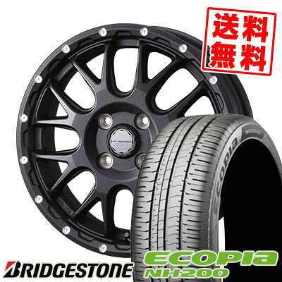 185/70R14 88S BRIDGESTONE ブリヂストン ECOPIA NH200 MUDVANCE 08 マッドヴァンス08 サマータイヤホイール4本セット 【取付対象】