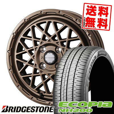 185/70R14 88S BRIDGESTONE ブリヂストン ECOPIA NH200 MUDVANCE 09 マッドヴァンス09 サマータイヤホイール4本セット 【取付対象】