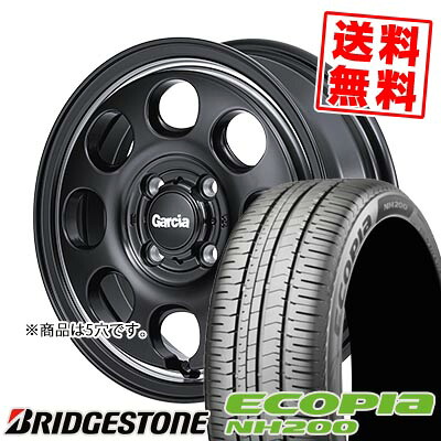 205/65R16 95H BRIDGESTONE ブリヂストン ECOPIA NH200 Garcia Palm8 ガルシア パーム8 サマータイヤホイール4本セット 【取付対象】|タイヤプライス館