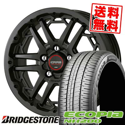 205/65R16 95H ブリヂストン ECOPIA NH200 WORK CRAG T-GRABIC3 サマータイヤホイール4本セット 【取付対象】|タイヤプライス館