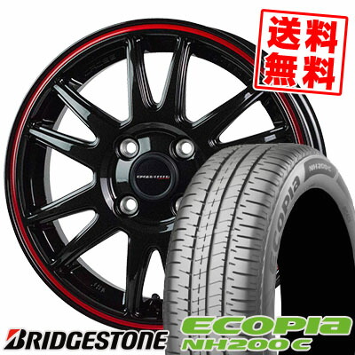 165/60R15 77H BRIDGESTONE ブリヂストン ECOPIA NH200C エコピア NH200C CROSS SPEED HYPER EDITION CR6 クロススピード ハイパーエディション CR6 サマータイヤホイール4本セット