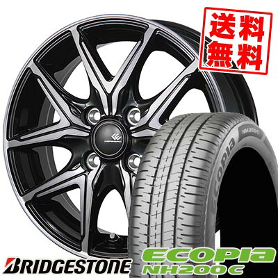 165/65R14 79S BRIDGESTONE ブリヂストン ECOPIA NH200C CEREBRO FT05 セレブロ FT05 サマータイヤホイール4本セット 【取付対象】