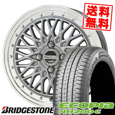 165/65R14 79S BRIDGESTONE ブリヂストン ECOPIA NH200C エコピア NH200C STEINER FTX シュタイナー FTX サマータイヤホイール4本セット