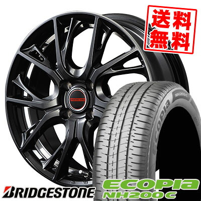 185/60R15 84H BRIDGESTONE ブリヂストン ECOPIA NH200C エコピア NH200C VERTEC ONE GLAIVE ヴァーテックワン グレイブ サマータイヤホイール4本セット