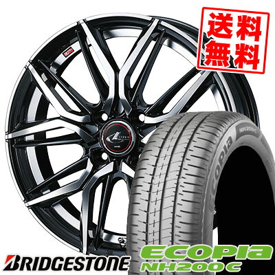 175/65R15 84H BRIDGESTONE ブリヂストン ECOPIA NH200C エコピア NH200C LEONIS LM レオニス LM サマータイヤホイール4本セット|タイヤプライス館