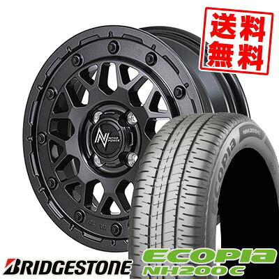 155/65R14 75H BRIDGESTONE ブリヂストン ECOPIA NH200C NITRO POWER M29 STINGER ナイトロパワー M29 スティンガー サマータイヤホイール4本セット 【取付対象】｜タイヤプライス館 78,265円