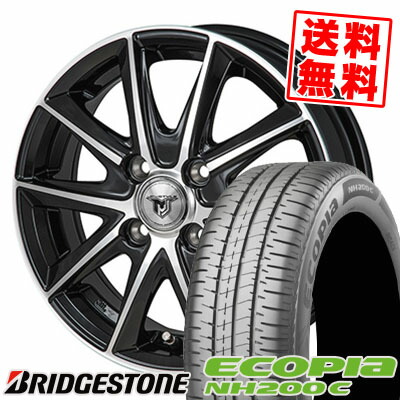 165/60R14 75H BRIDGESTONE ブリヂストン ECOPIA NH200C エコピア NH200C JP STYLE MJ01 JPスタイル MJ01 サマータイヤホイール4本セット
