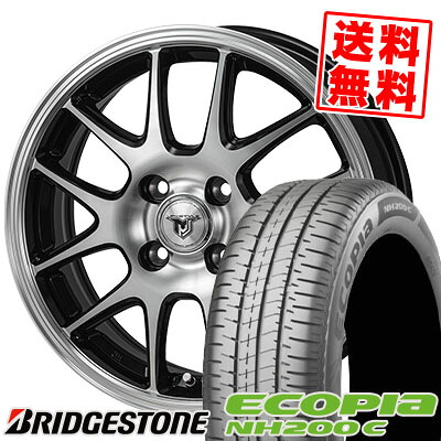 185/60R15 84H BRIDGESTONE ブリヂストン ECOPIA NH200C エコピア NH200C JP STYLE MJ02 JPスタイル MJ02 サマータイヤホイール4本セット｜タイヤプライス館 68,475円