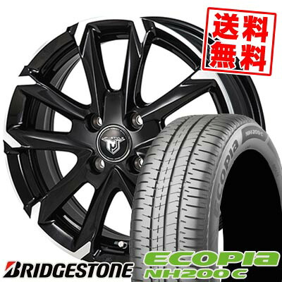 185/60R15 84H BRIDGESTONE ブリヂストン ECOPIA NH200C JP STYLE MJ-V ジェイピースタイル MJ-V サマータイヤホイール4本セット 【取付対象】|タイヤプライス館