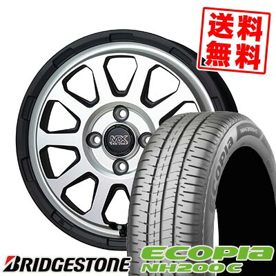 175/65R14 82S BRIDGESTONE ブリヂストン ECOPIA NH200C MAD CROSS RANGER マッドクロス レンジャー サマータイヤホイール4本セット 【取付対象】