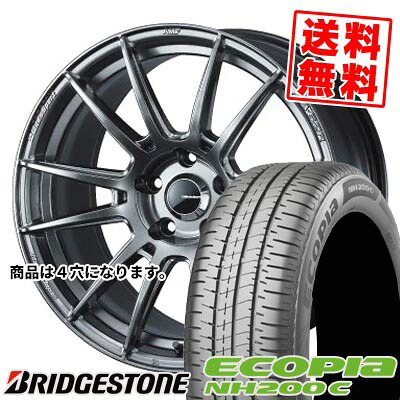 185/65R15 88S ブリヂストン ECOPIA NH200C WedsSport SA-62R サマータイヤホイール4本セット 【取付対象】|タイヤプライス館