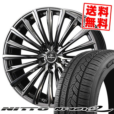 235/55R18 104V XL ニットー NT421Q Kranze Vierharm 225EVO サマータイヤホイール4本セット 【取付対象】|タイヤプライス館
