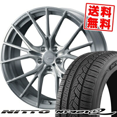 245/45R20 103W XL ニットー NT421Q WEDS F ZERO FZ-1 サマータイヤホイール4本セット 【取付対象】