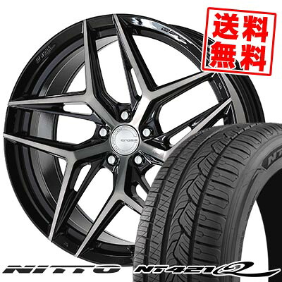 225/55R19 99V NITTO ニットー NT421Q WORK GNOSIS IS205 ワーク グノーシス IS205 サマータイヤホイール4本セット 【取付対象】