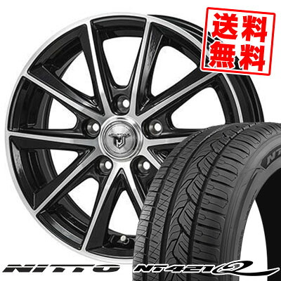225/55R17 101V XL ニットー NT421Q JP STYLE MJ01 サマータイヤホイール4本セット 【取付対象】