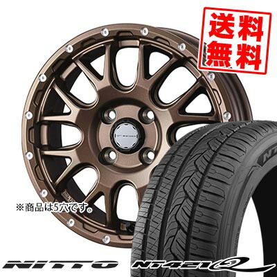 225/65R17 106V XL ニットー NT421Q MUDVANCE 08 サマータイヤホイール4本セット 【取付対象】