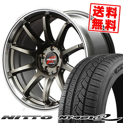 225/60R17 103V ニットー NT421Q RMP RACING R10 サマータイヤホイール4本セット 【取付対象】
