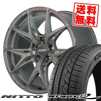 245/45R20 103W XL ニットー NT421Q RAYS VERSUS CRAFT COLLECTION VV21S サマータイヤホイール4本セット 【取付対象】|タイヤプライス館