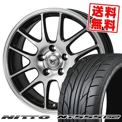 215/50R17 95W XL ニットー NT555 G2 JP STYLE MJ02 サマータイヤホイール4本セット 【取付対象】｜タイヤプライス館