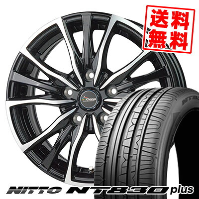 225/40R18 92Y ニットー NT830 plus Chronus CH-110 サマータイヤホイール4本セット 【取付対象】
