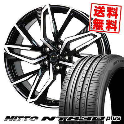 235/50R18 101Y ニットー NT830 plus Chronus CH-112 サマータイヤホイール4本セット 【取付対象】