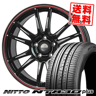 225/45R17 94Y ニットー NT830 plus CROSS SPEED HYPER EDITION CR6 サマータイヤホイール4本セット 【取付対象】