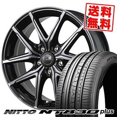 215/45R17 91W NITTO ニットー NT830 plus CEREBRO FT05 セレブロ FT05 サマータイヤホイール4本セット 【取付対象】｜タイヤプライス館