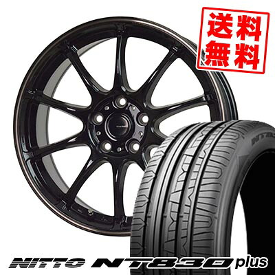 235/50R18 101Y ニットー NT830 plus G-SPEED P-07 サマータイヤホイール4本セット 【取付対象】|タイヤプライス館