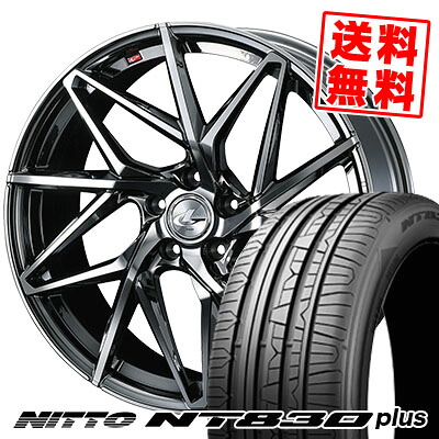 225/40R18 92Y ニットー NT830 plus LEONIS IT サマータイヤホイール4本セット 【取付対象】