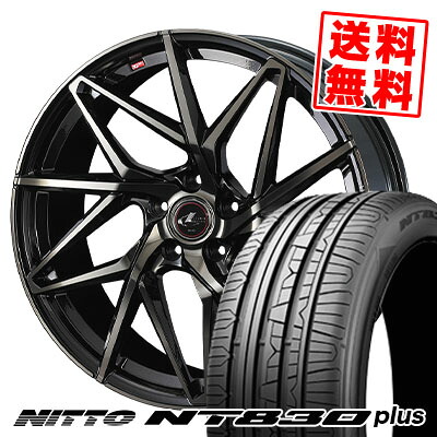 235/35R19 91W ニットー NT830 plus LEONIS IT サマータイヤホイール4本セット 【取付対象】|タイヤプライス館