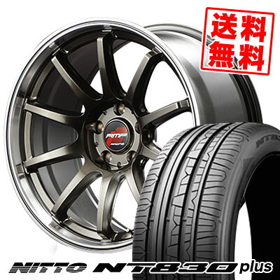 225/50R17 98Y ニットー NT830 plus RMP RACING R10 サマータイヤホイール4本セット 【取付対象】|タイヤプライス館