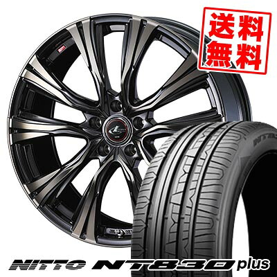 235/35R19 91W ニットー NT830 plus WEDS LEONIS VR サマータイヤホイール4本セット 【取付対象】|タイヤプライス館