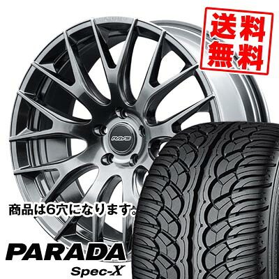 285/40R22 110V ヨコハマ PARADA SpecX PA02 HOMURA 2&times;9R サマータイヤホイール4本セット 【取付対象】｜タイヤプライス館 300,330円