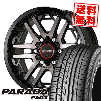 215/60R17C 109/107S ヨコハマ PARADA PA03 WORK CRAG T-GRABIC3 サマータイヤホイール4本セット 【取付対象】|タイヤプライス館