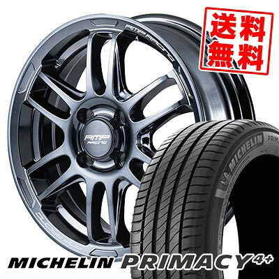 195/65R16 92V MICHELIN ミシュラン PRIMACY4+ RMP RACING R26 RMPレーシング R26 サマータイヤホイール4本セット 【取付対象】｜タイヤプライス館