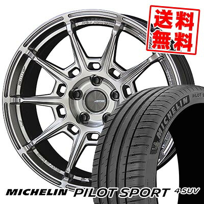225/60R18 100V MICHELIN ミシュラン Pilot SPORT4 SUV GALERNA REFINO ガレルナ レフィーノ サマータイヤホイール4本セット 【取付対象】｜タイヤプライス館