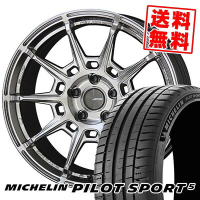 265/35R18 97Y XL MICHELIN ミシュラン Pilot SPORT5 GALERNA REFINO ガレルナ レフィーノ サマータイヤホイール4本セット 【取付対象】