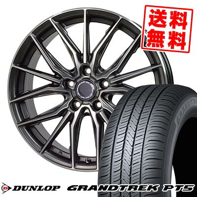 235/55R18 100V ダンロップ GRANDTREK PT5 Precious AST M4 サマータイヤホイール4本セット 【取付対象】