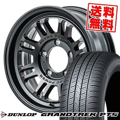 175/80R16 91S ダンロップ GRANDTREK PT5 NITROPOWER M16 ASSAULT サマータイヤホイール4本セット 【取付対象】｜タイヤプライス館 77,880円