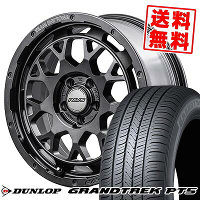 225/55R18 98V ダンロップ GRANDTREK PT5 TEAM DAYTONA M9+ SPEC M サマータイヤホイール4本セット 【取付対象】｜タイヤプライス館