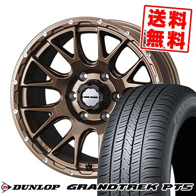 265/65R17 112H ダンロップ GRANDTREK PT5 MUDVANCE 08 サマータイヤホイール4本セット 6Hホイール【取付対象】｜タイヤプライス館