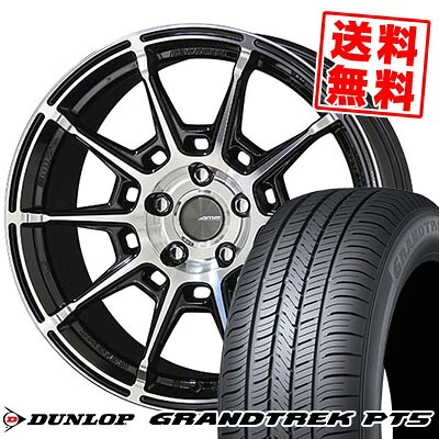 225/55R18 98V DUNLOP ダンロップ GRANDTREK PT5 GALERNA REFINO ガレルナ レフィーノ サマータイヤホイール4本セット 【取付対象】|タイヤプライス館