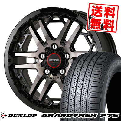 215/65R16 98H ダンロップ GRANDTREK PT5 WORK CRAG T-GRABIC3 サマータイヤホイール4本セット 【取付対象】|タイヤプライス館