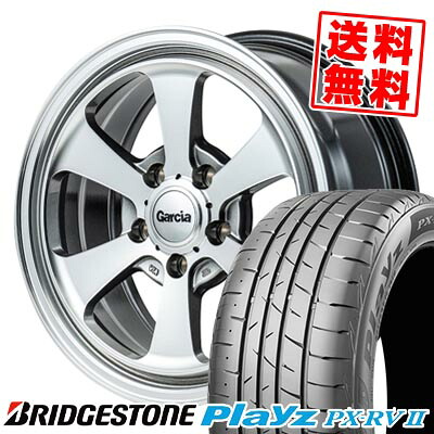 195/60R16 89H ブリヂストン Playz PX-RV2 Garcia Dallas6 サマータイヤホイール4本セット 【取付対象】|タイヤプライス館