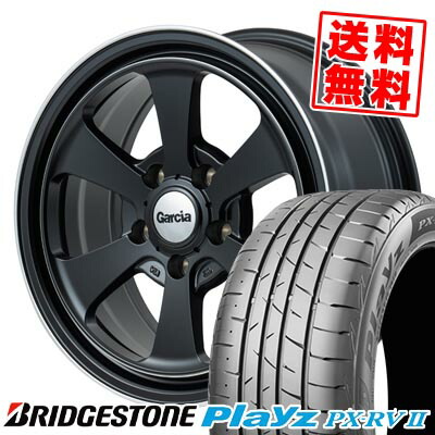195/60R16 89H ブリヂストン Playz PX-RV2 Garcia Dallas6 サマータイヤホイール4本セット 【取付対象】|タイヤプライス館
