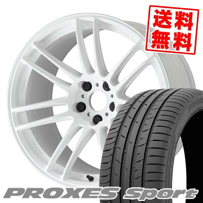 225/45R18 95Y XL トーヨータイヤ PROXES sport WORK EMOTION ZR7 サマータイヤホイール4本セット 【取付対象】｜タイヤプライス館