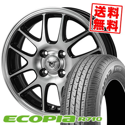 145/80R12 80/78N BRIDGESTONE ブリヂストン ECOPIA R710 エコピア R710 JP STYLE MJ02 JPスタイル MJ02 サマータイヤホイール4本セット
