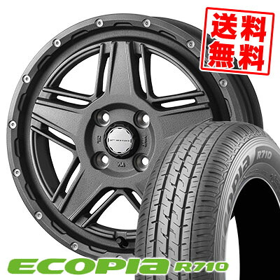 155/80R12 88/87N BRIDGESTONE ブリヂストン ECOPIA R710 エコピア R710 MUDVANCE 07 マッドヴァンス07 サマータイヤホイール4本セット|タイヤプライス館